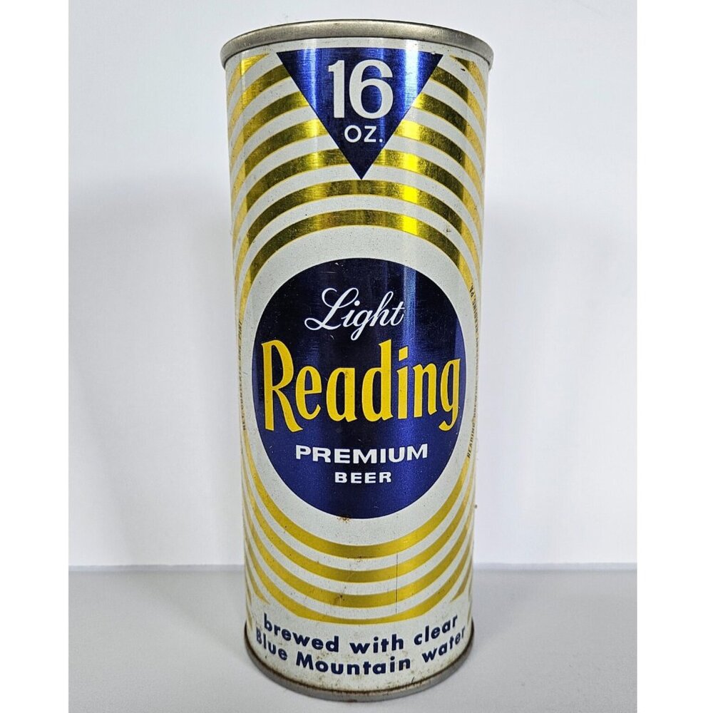 Reading Light Premium TALL BOY empty 16 oz steel can READING BREWING COMPANY, PA